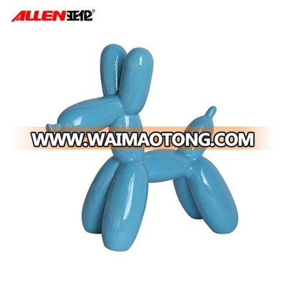 10" factory direct ceramic balloon dog sculpture